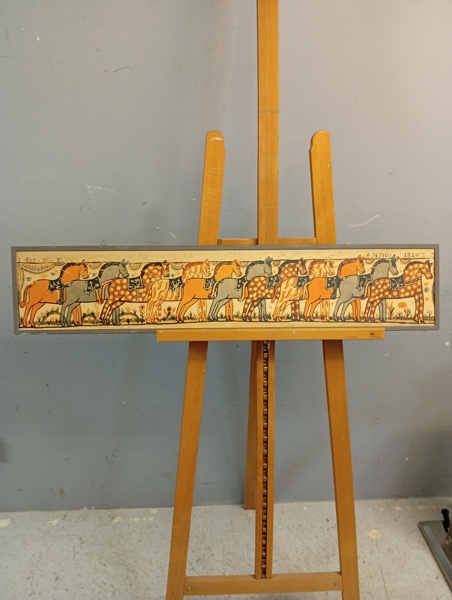 Tryck. Almoge målning.