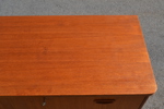 Byrå. Teak, Svenska Möbelfabriken, 1950-talet.