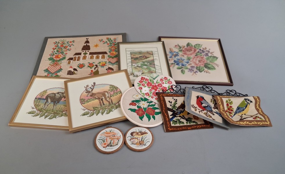 Diverse bonader/handarbete.