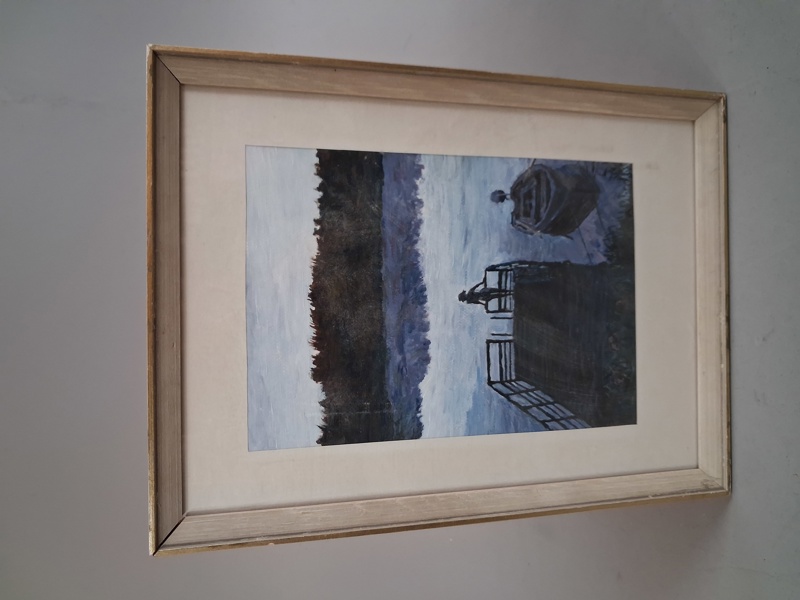 OIDENTIFIERAD KONSTNÄR. Olja på papper. 