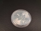 Silvermynt. Kanadensiska Maple Leaf 1 oz, rent silver (99,99), 31,28gram.