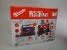 Milwaukee. Byggradio. HEAVY DUTY RADIO. JSR 1218, oanvänd.