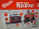 Milwaukee. Byggradio. HEAVY DUTY RADIO. JSR 1218, oanvänd.