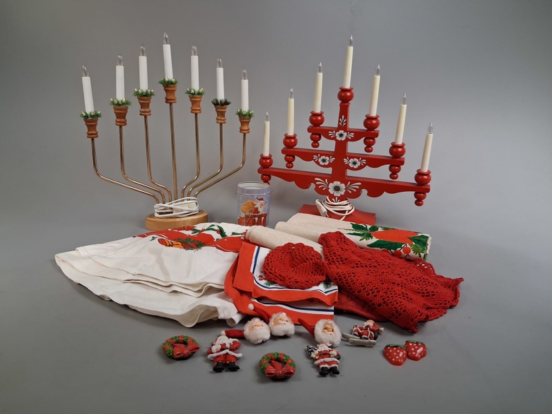 Diverse Jul. Bl.a Belysning, textil m.m.