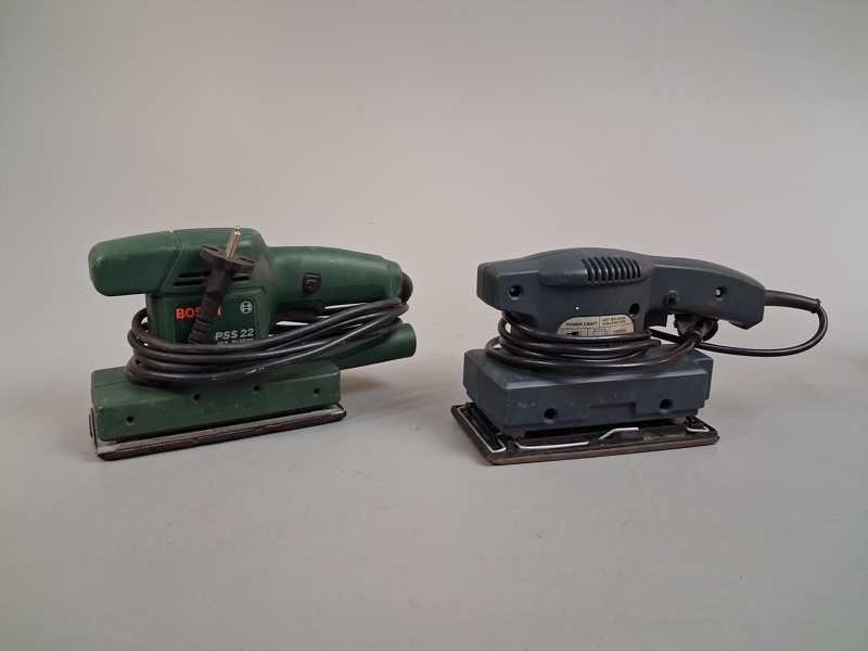 2 Slipmaskiner. Bosch & Power Craft.