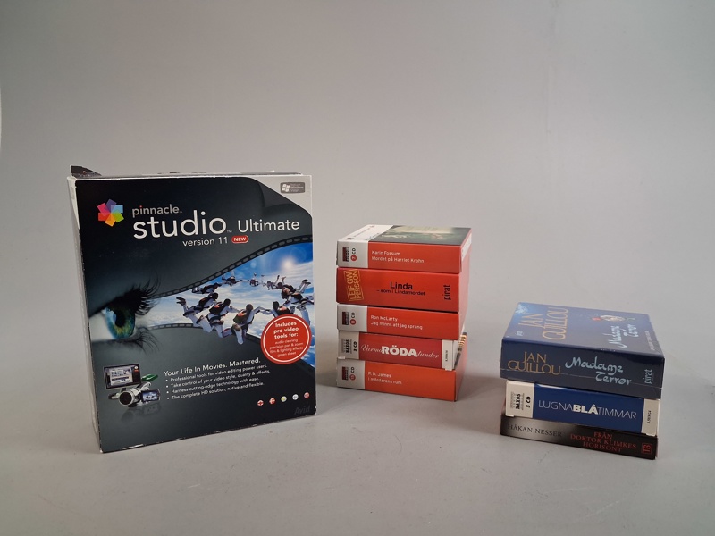 Ljud böcker & pinnacle. Studio Ultimate version II.