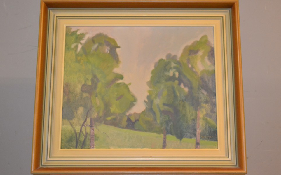 KARL ANDERSSON. Olja på duk, signerad & daterad 1947.