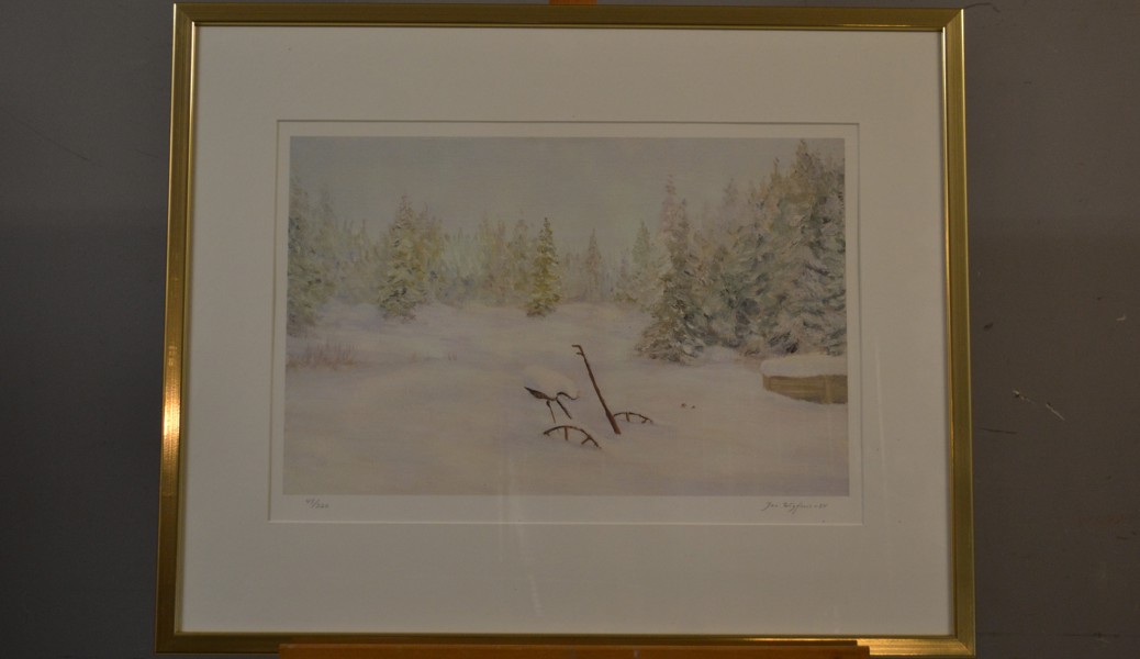 JAN WIGFORSS. Litografi, signerad, daterad -84 & numrerad 45/260.