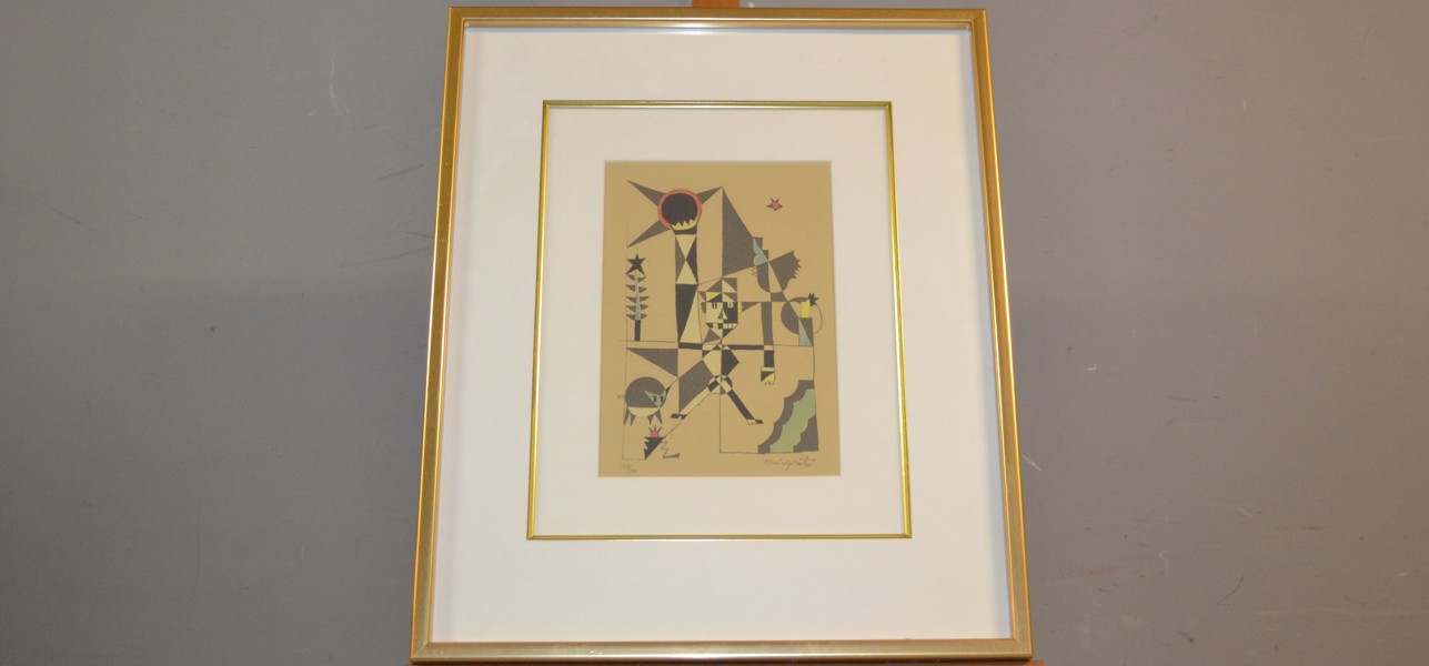 ERIC GRATE. Litografi, signerad & numrerad 109/199.