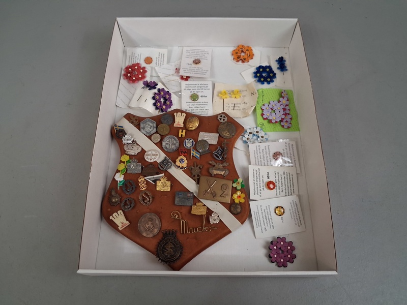 Diverse Majblommor & Pins.