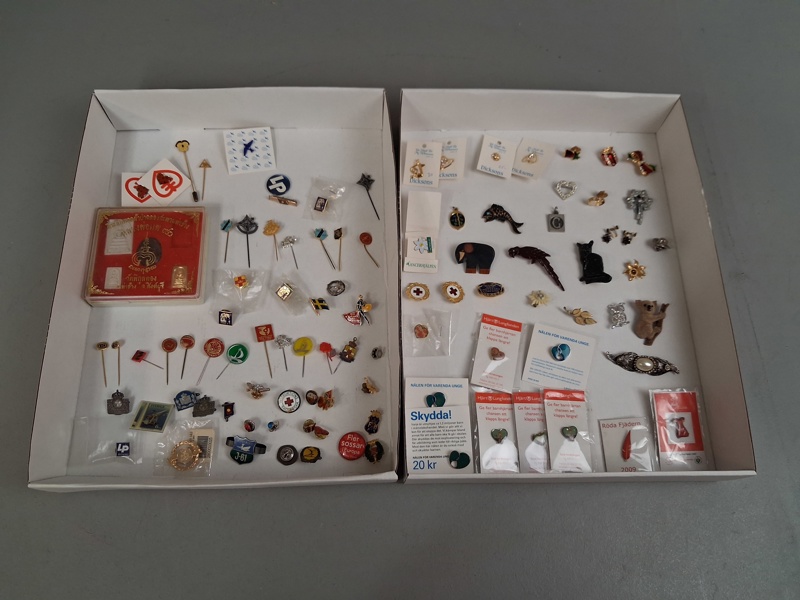 Diverse Pins & Bijouterier.