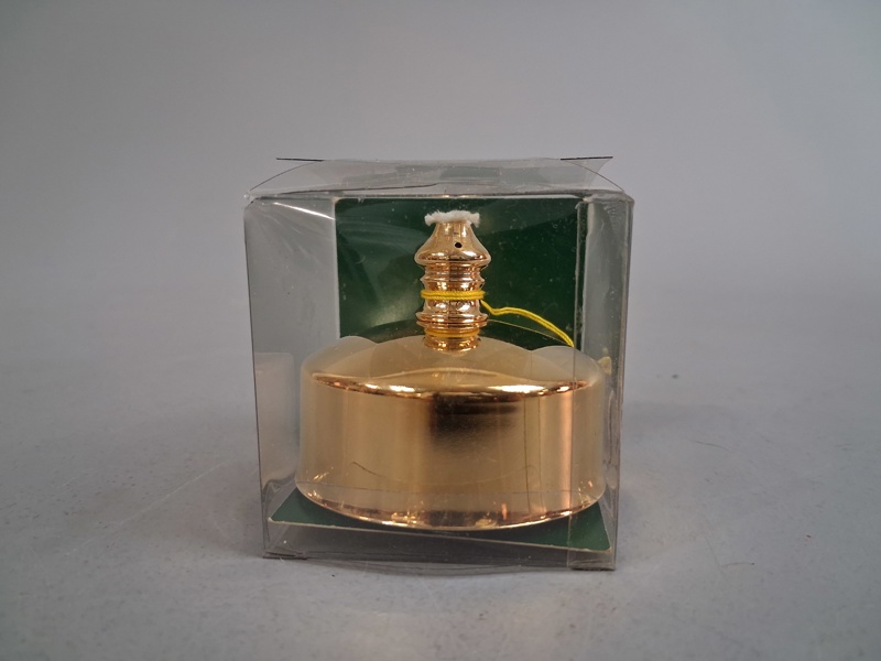 ERIC DALMAS. Oljelampa, 24 Karat Guldförgyllning, Dala Industrier, Originallåda. Oanvända.