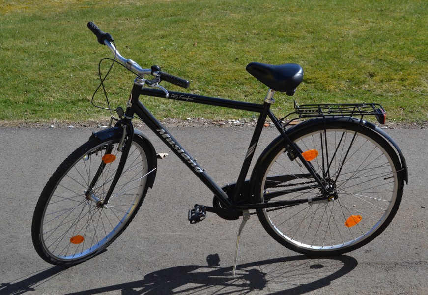 Herrcykel. Mustang, City Komfort, 28 tum, 3 växlar.