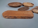 Diverse trä fat & skärbrädor. Bl.a Anders Ölund.