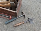 Diverse verktyg & trälåda.