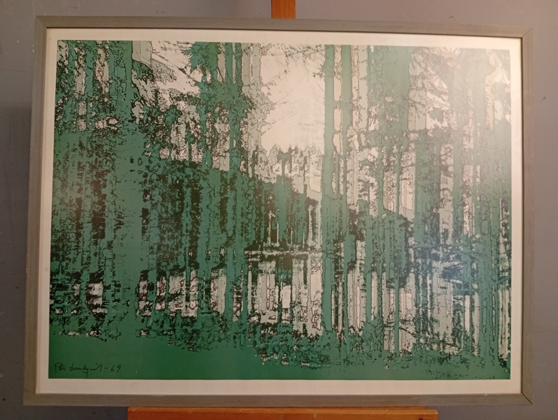 PÄR LUNDQVIST. Tryck. signerad & daterad -69.