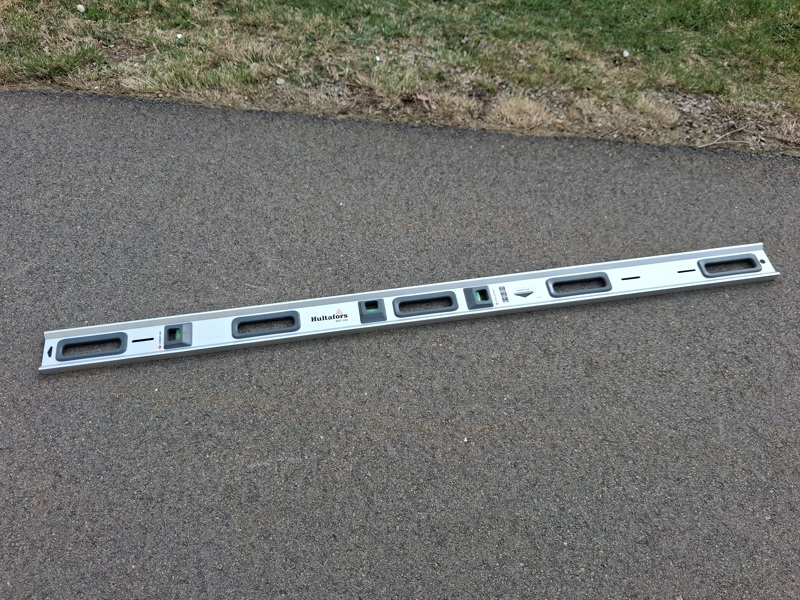 Vattenpass. Hultafors MST 180.