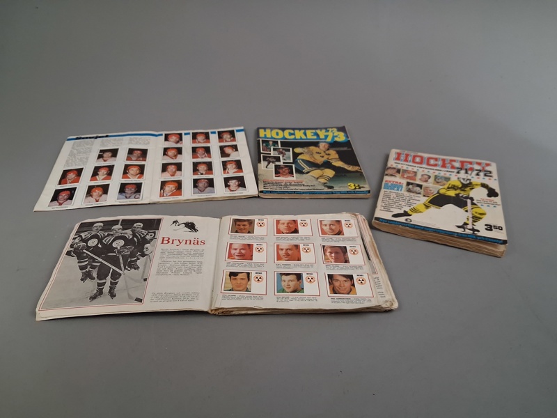 Samlaralbum. Ishockey. 1970-73.