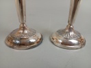 Ljusstakar. Ett par, Silver, 440gram med fyllning, Ceson, Göteborg, 1950.