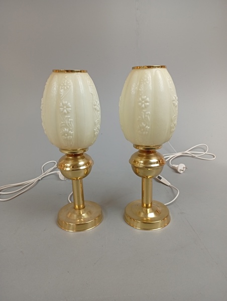 2 Bordslampor. ABO Randers SP423. 250W. Made in Denmark.