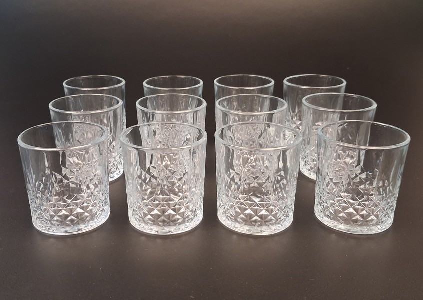 12 Glas, Whiskyglas.