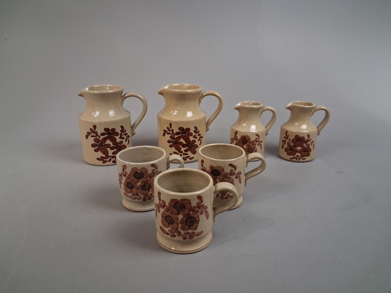 Laholms keramik, 7 delar.