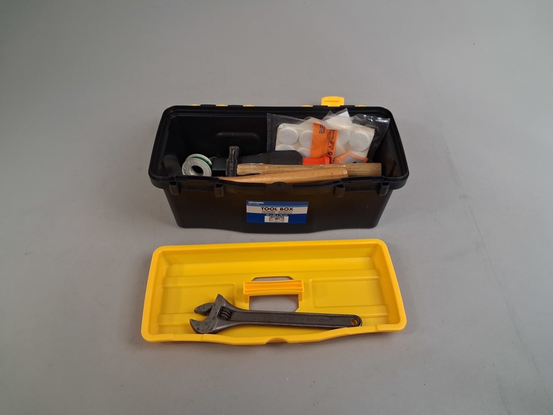 Verktygslåda Tool Box, med innehåll.