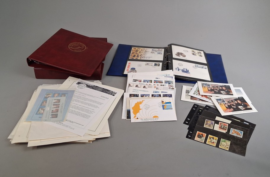 Diverse. Bl.a Prinsessan Diana, Maximkort, Frimärken, förstadagsbrev.
