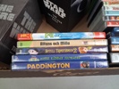 Diverse dvd filmer. Bl.a Starwars, The Soptanos, The Wire mfl.
