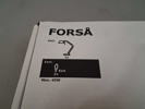 Skrivbordslampa IKEA, "FORSÅ". Svart. Oanvänd.