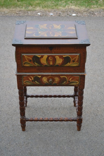 Syskrin. Kurbitsmålat.