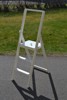 KARL MALMVALL. Stege, "Step Ladder", med väggmonteringsknopp, Design House Stockholm.