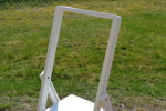KARL MALMVALL. Stege, "Step Ladder", med väggmonteringsknopp, Design House Stockholm.
