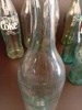 Diverse glasflaskor. Bl.a Kinnekulle, Coca Cola.