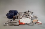 Diverse köksgeråd. Bl.a Grytor, Skeppshult, NilsJohan, Boda Nova m.m.
