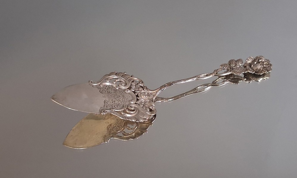 Bakelsespade. Silver, 36,3gram.