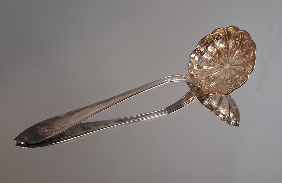 Sockerströare, "Svensk spets", silver, 51,5gram.