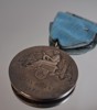 Medalj & klubbmärke, silver, 34gram.