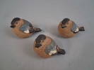 3 Figuriner, fåglar. Keramik Gunnar Hansson, Lomma.