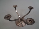 Ljusstake, Art Deco, nysilver, 1920/30-talet.