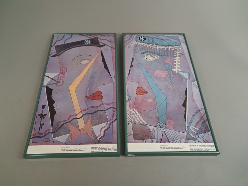 2 Tryck. Karl och Ada. Nordiska-kompaniet.