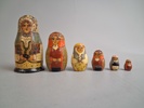 Babushka dockor, 6 delar.