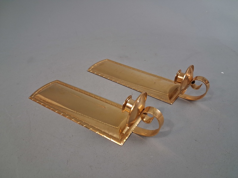 2 Väggljusstakar. Skandia.