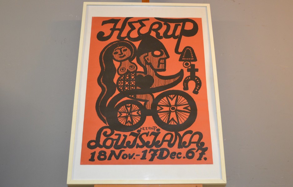HENRY HEERUP. Efter, Affisch, Louisiana -67.