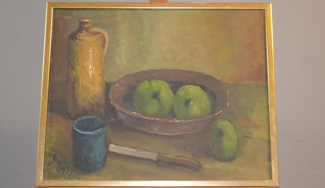 STIG EINARTS. Olja på duk, signerad & daterad 1979.