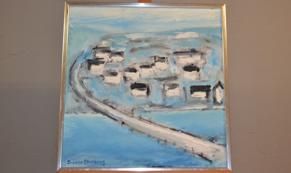 SVANTE STENBORG (1931-2007). Olja på duk, signerad.