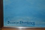 SVANTE STENBORG (1931-2007). Olja på duk, signerad.