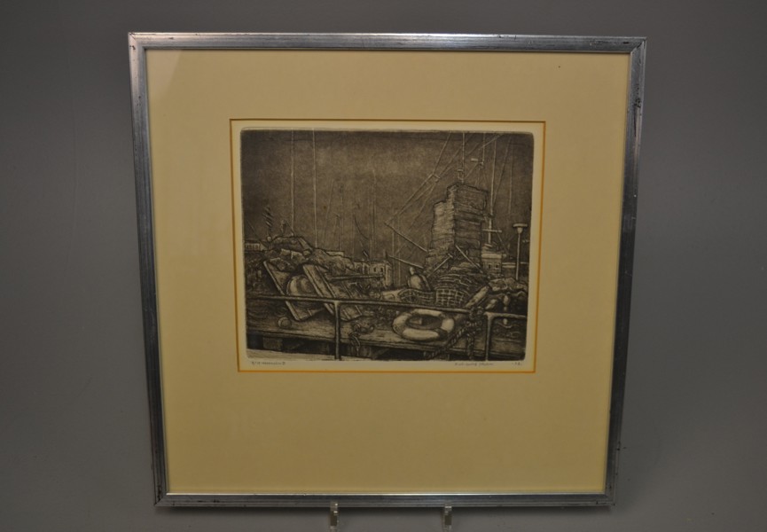 KARL-GUSTAF JÖNSSON (1928-1997). Etsning, signerad, daterad -78 & numrerad 1/15.