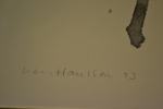 LARS HANSSON. Litografi, signerad, daterad -93 & numrerad 41/100.