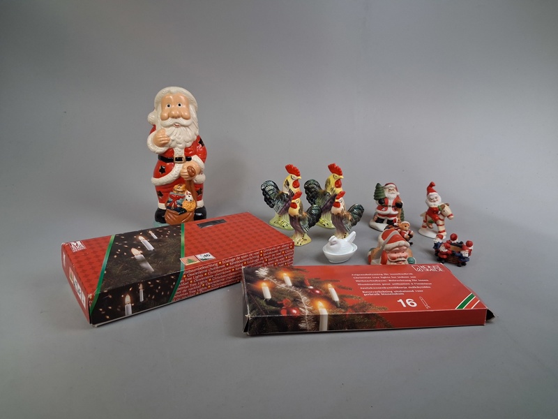 Diverse jul & påsk pynt.